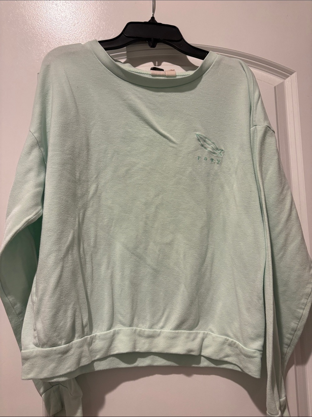 FREE In bundle M ROXY Women's Mint Crewneck Sweatshirt